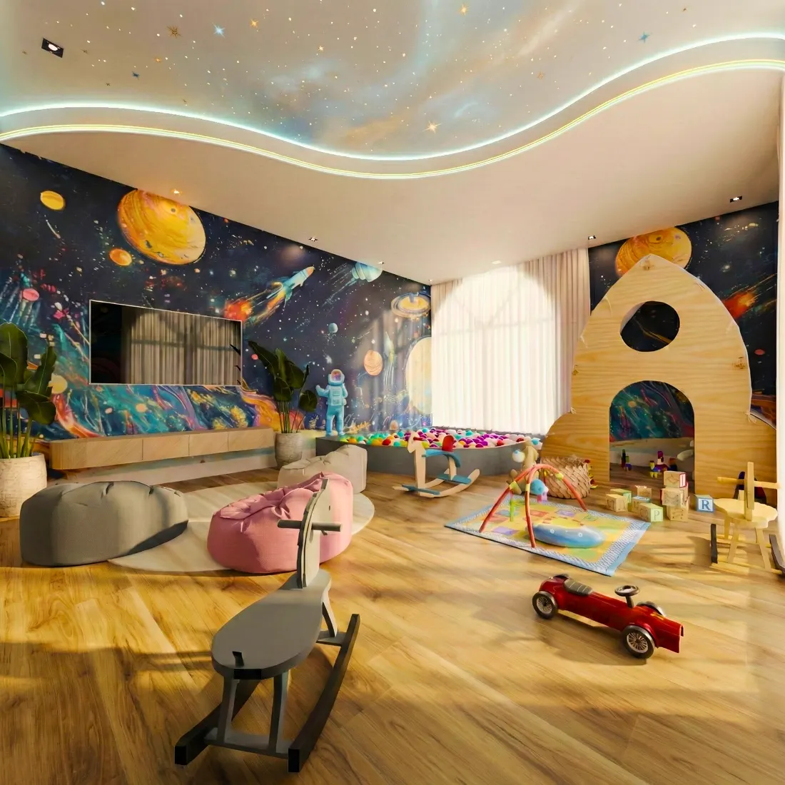 Espaço kids do Independence Tower