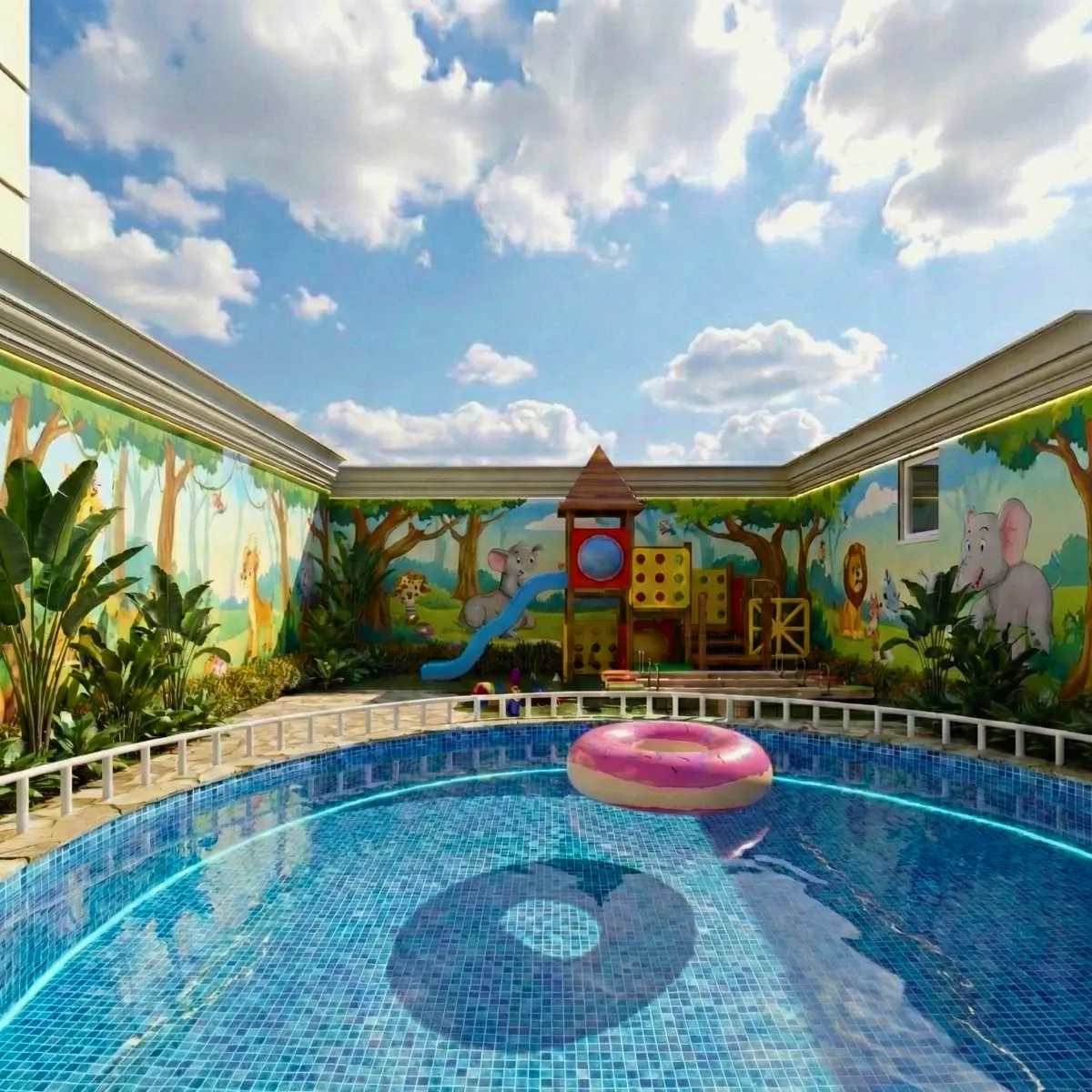 Piscina infantil do Independence Tower