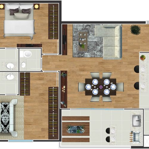 Apto. Tipo 2 (2 Suites)