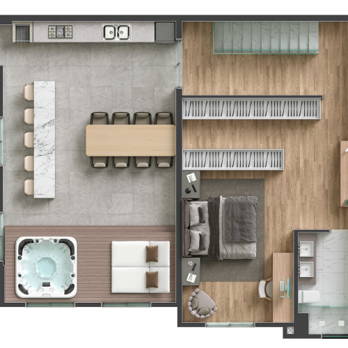 Cob 172 m² - nivel 2