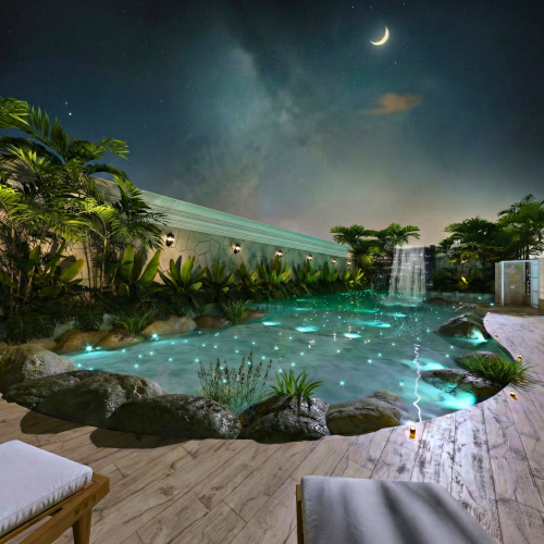 Piscina Externa Noturna
